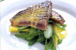 British Grilled Tuna With Lime And Wasabi Butter Sauce Recipe Appetizer