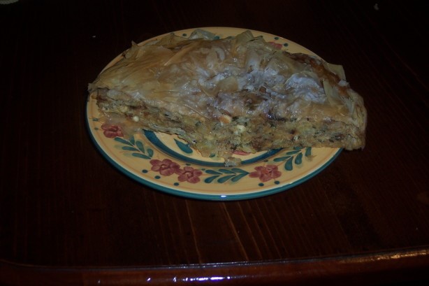 Greek Cabbage Pie With Dill and Feta Appetizer