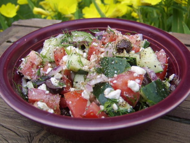 Greek Salata Horiatiki greek Salad Appetizer