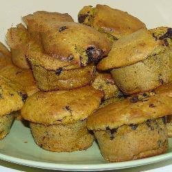 American Pumpkin Muffins with Chocolate Dessert