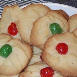 American Shortbread with a Cherry Dessert