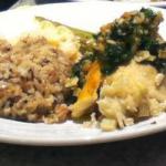 Cameroonian Rice Seven Grain with Brie and Cameroon Dinner