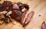 Canadian Grilled Skirt Steak with Mushrooms Blue Cheese and Bacon Recipe Appetizer