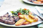 American Spicy Rump Steaks With Barbecued Potatoes Recipe Dinner