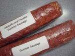 American Homemade Summer Sausage Aka Salami Appetizer