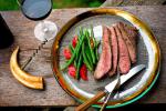 British Sweet and Spicy Grilled Flank Steak Recipe Appetizer