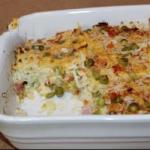 Macedonian Gratin of Rice in the Gruyere and Ham Appetizer