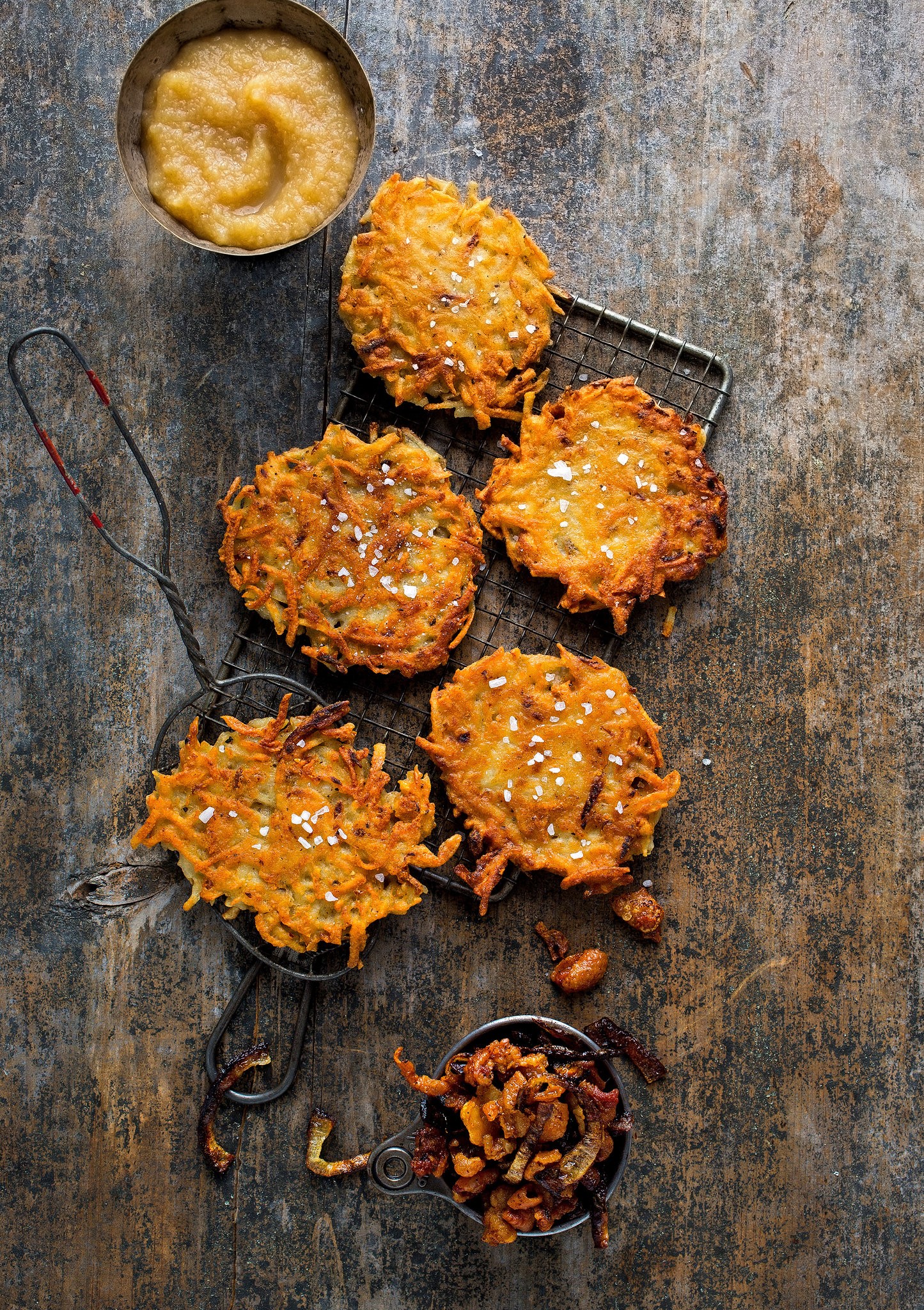 American Schmaltz Latkes Recipe Appetizer