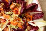 American Persimmon Salad with Pomegranate and Walnuts Recipe Appetizer