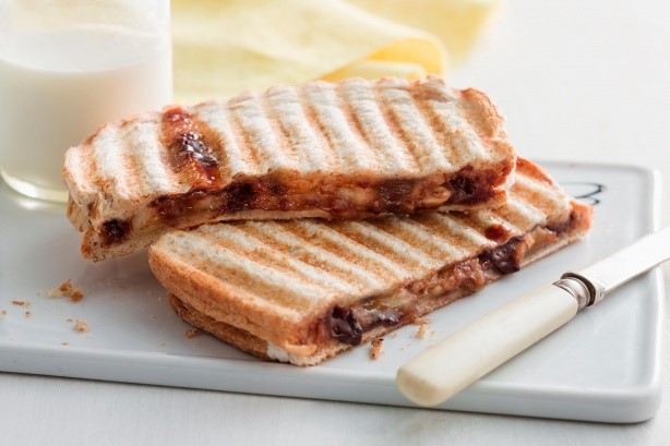 American Naughty Banana Toastie Recipe Breakfast