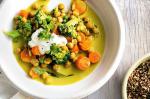 American Chickpea Vegetable And Coconut Curry Recipe Appetizer