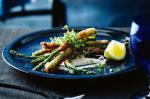 American Crumbed Asparagus With Smoked Salmon Sauce Recipe Appetizer