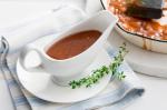 American Smoky Red Wine Gravy Without Drippings Recipe Appetizer