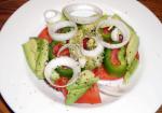 Japanese Avocado and Onion Salad Appetizer
