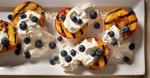 Egyptian Grilled Peaches With Dukkah and Blueberries Recipe Appetizer