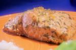American Baked Tarragon Orange Salmon Dinner