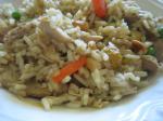 American Yakni Pilau chicken Rice Dinner
