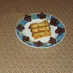 Arabic Rolls of Dates of Chahd Aldeghether Appetizer