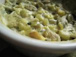 American Baked Corn With Chives Sauce Dinner