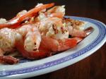 American Simple Skewered Shrimp Dinner