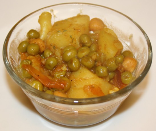 Indian Aloo Mutter  Indian Potatoes With Peas Appetizer