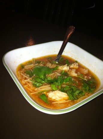 Mexican Sopa De Fideo Con Pollo  Mexican Chicken Noodle Soup Dinner