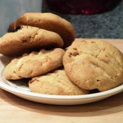 American Cereal Cookies with Chocolate Chips White Dessert