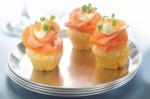 American Mini Lime Muffins With Smoked Salmon Recipe Appetizer