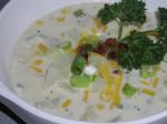 American Potatobacon Chowder Appetizer