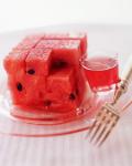 American Watermelon Squares in Campari Dessert