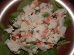 American Imitation Crab Salad on Lettuce or in Wrappita Appetizer