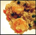 American Low Fat Prawn Risotto Dinner