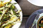 American Parmesancoated Asparagus Beans And Zucchini Recipe Dinner