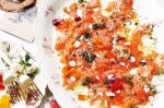 American Salmon Crudo With Dill And Capers Recipe Appetizer