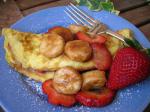American Strawberry Banana Omelet 1 Breakfast