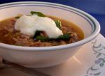 American Green and White Crock Pot Chili Dinner
