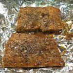 Canadian Pepper Crusted Maple Glazed Salmon BBQ Grill
