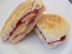 Canadian Brie Cranberry and Bacon Panini Appetizer