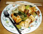 Chinese Steamed Vegetables With Tofu and Oyster Flavored Sauce Dinner