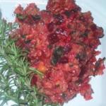 American Risotto of Beet Appetizer