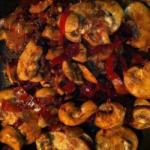 Chilean Mushrooms with Garlic and Chile Appetizer