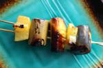 American Skewered Grilled Fruit With Ginger Syrup Recipe Dessert