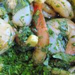 Chinese Prawns with Cilantro and Ginger Appetizer