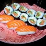 American Salmon Sushi Appetizer