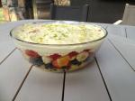 Delicious Layered Fruit Salad recipe