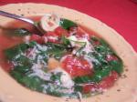 American Tortellini Wspinach Soup Appetizer