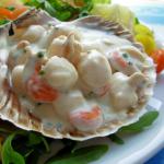 American Scallops in Pernod and Cream Appetizer