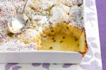 American Coconut And Passionfruit Selfsaucing Pudding Recipe Dessert