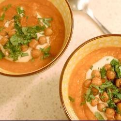 Canadian Soup of Carrot in Tahini Appetizer