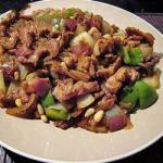 American Stirfry Dish with Pigmeat and Hoisinsaus Appetizer